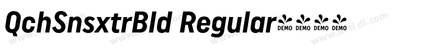 QchSnsxtrBld Regular字体转换